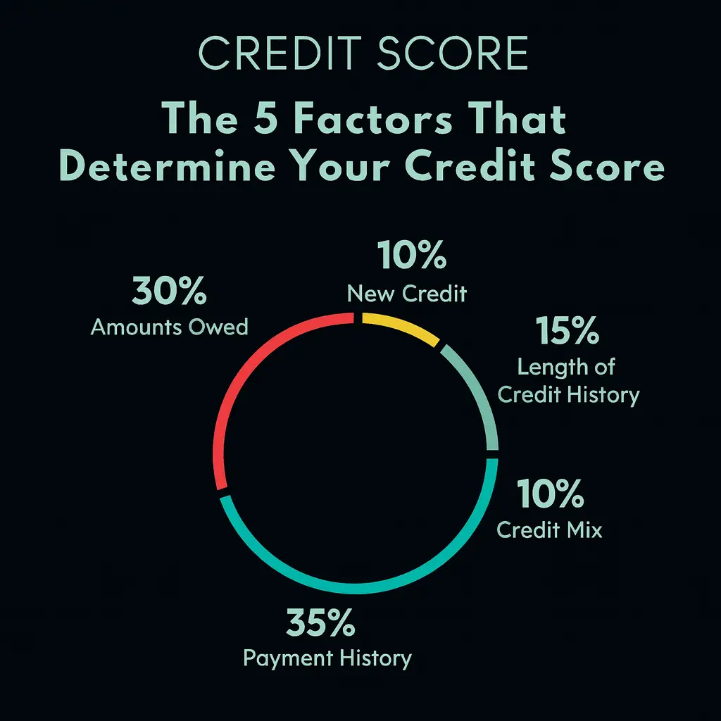 The 5 Factors That Make Up Your FICO Score